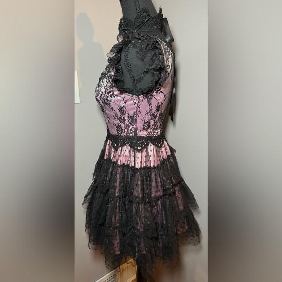 ✨🆕 Dolls Kill Unholy Rehearsal Party Mini Dress (Small) - Picture 5 of 9